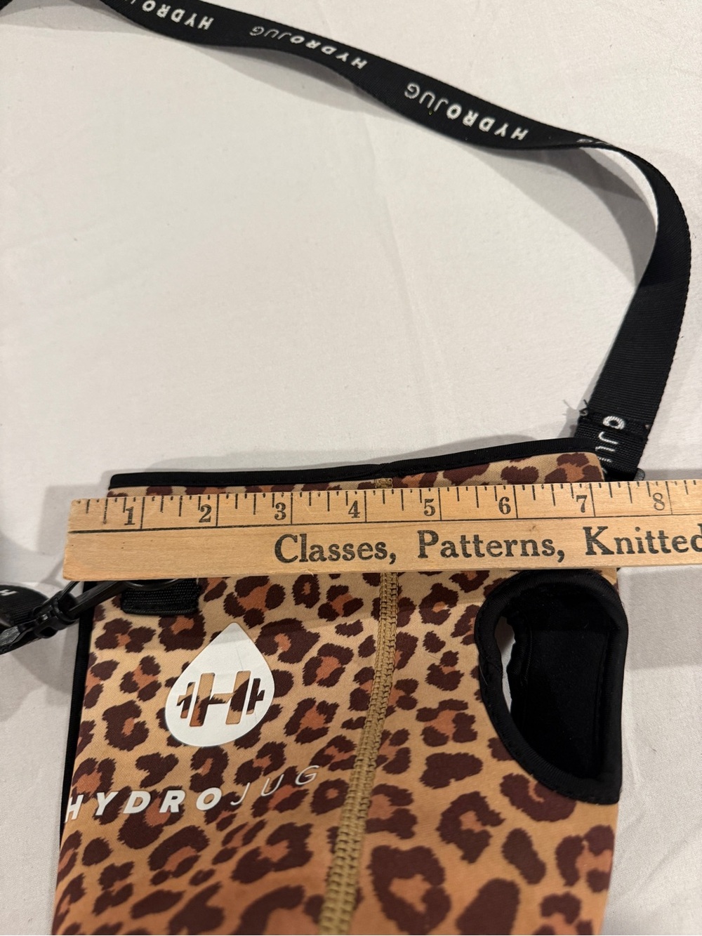 HydroJug Pro Leopard Print Neoprene Bottle Carrier w strap sleeve y2k cheetah - Picture 9 of 9